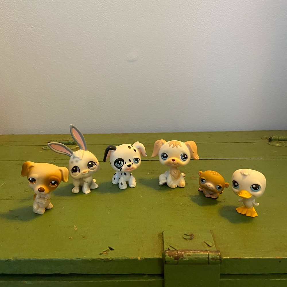 LPS Littlest Pet Shop generation 1 pets (6pcs)
